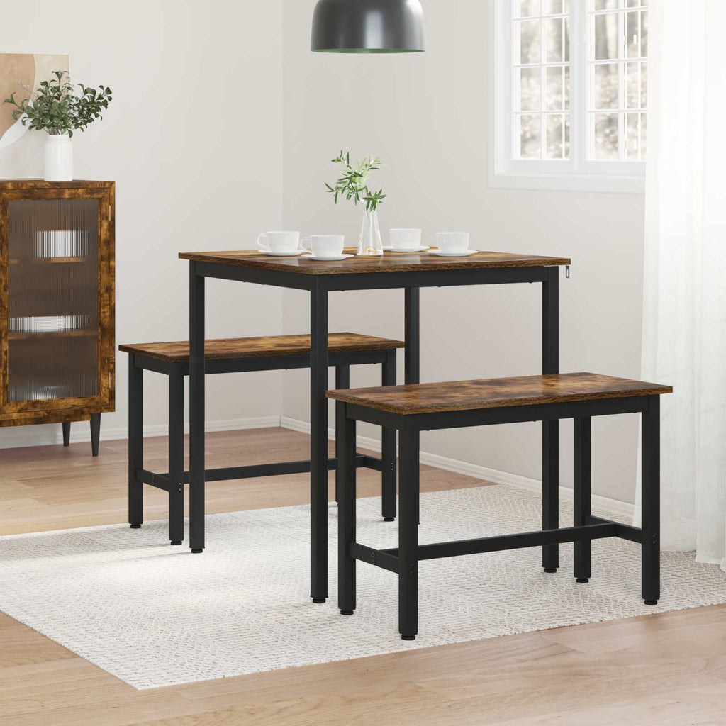 Τραπεζαρίες 70 x 70 x 75 cm Επεξεργασμένο Ξύλο τετράγωνο