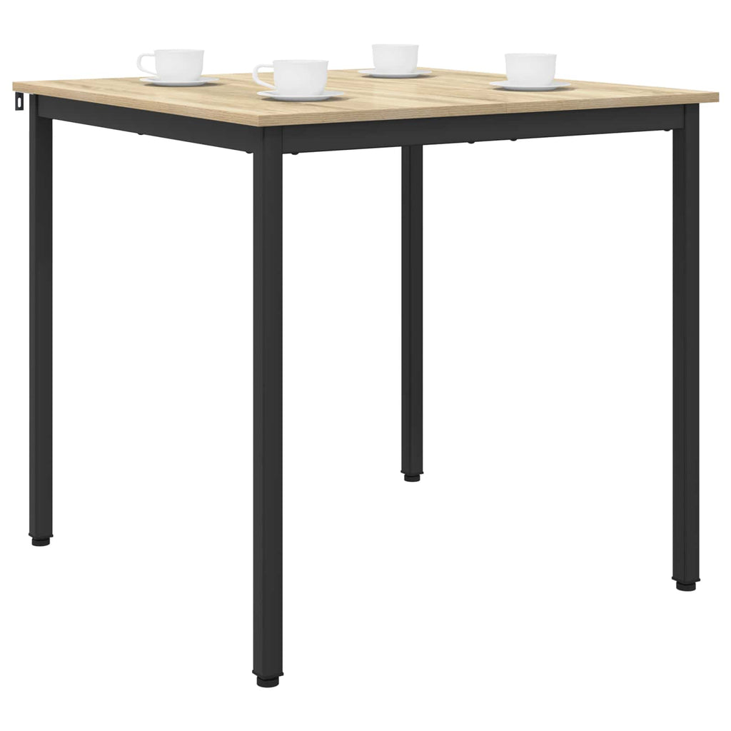 Τραπεζαρίες 80 x 80 x 75 cm Επεξεργασμένο Ξύλο Sonoma Δρυς