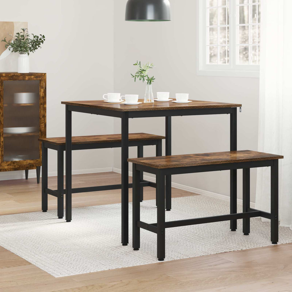 Τραπεζαρίες 80 x 80 x 75 cm Επεξεργασμένο Ξύλο τετράγωνο