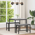 Τραπεζαρίες 80 x 80 x 75 cm Επεξεργασμένο Ξύλο Γκρι Sonoma