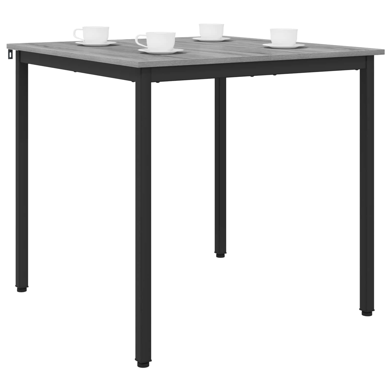 Τραπεζαρίες 80 x 80 x 75 cm Επεξεργασμένο Ξύλο Γκρι Sonoma
