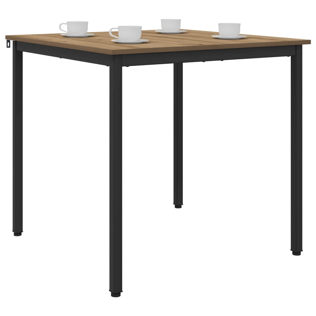 Τραπεζαρίες 80 x 80 x 75 cm Επεξεργασμένο Ξύλο Artisan Δρυς