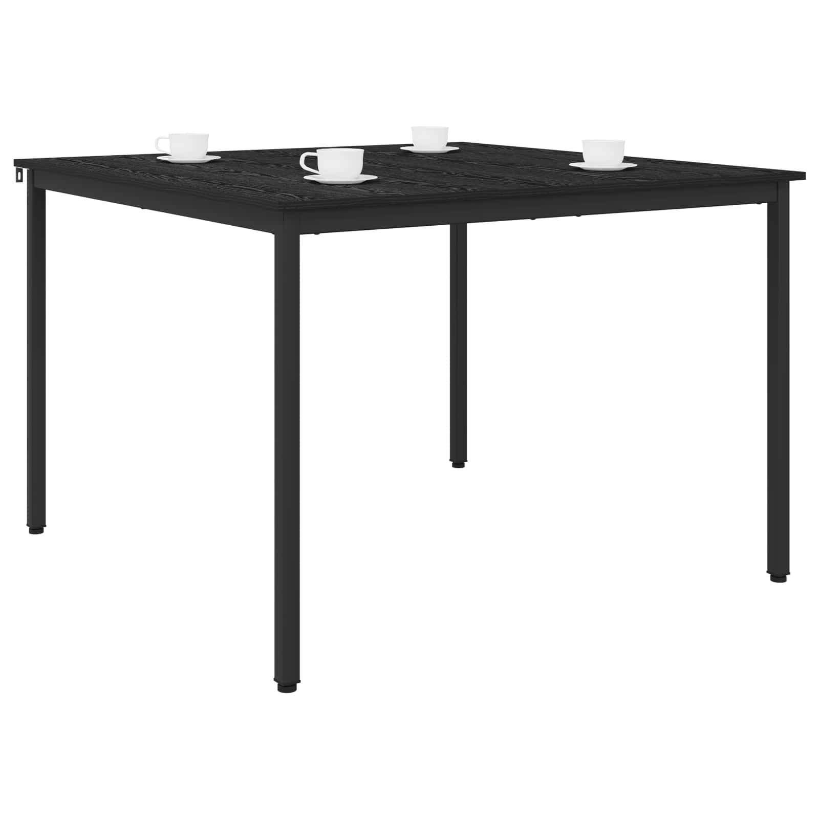 Τραπεζαρίες 110 x 110 x 75 cm Επεξεργασμένο Ξύλο Μαύρη Δρυς
