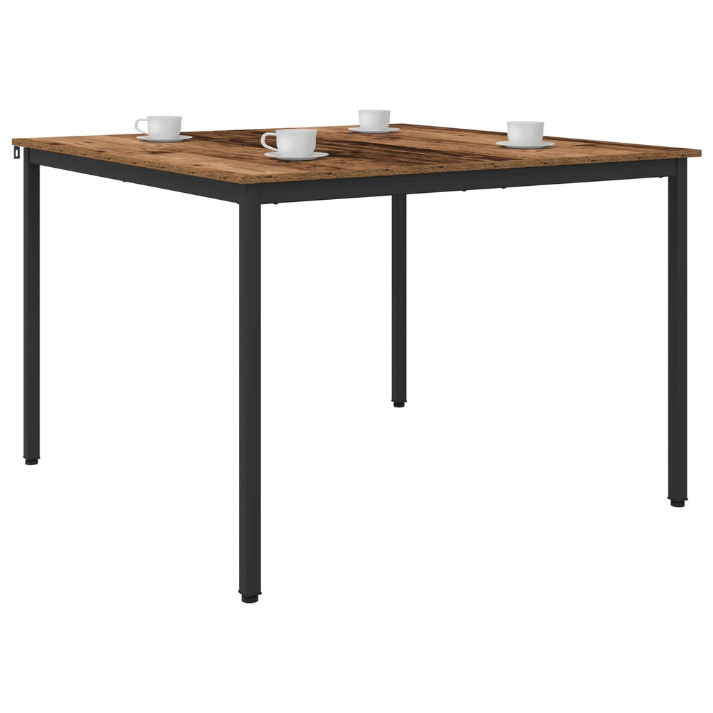 Τραπεζαρίες 110 x 110 x 75 cm Επεξεργασμένο Ξύλο Ξύλο δρυός