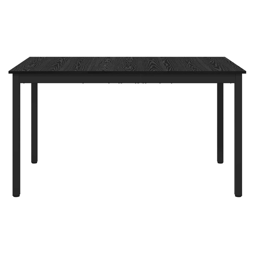 Τραπεζαρίες 140 x 80 x 75 cm Επεξεργασμένο Ξύλο Μαύρη Δρυς
