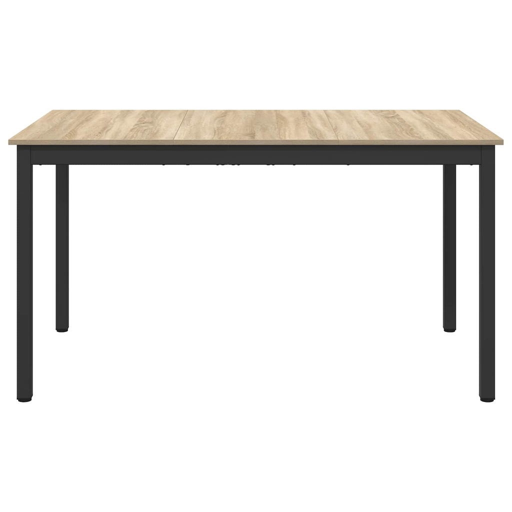 Τραπεζαρίες 140 x 80 x 75 cm Επεξεργασμένο Ξύλο Sonoma Δρυς