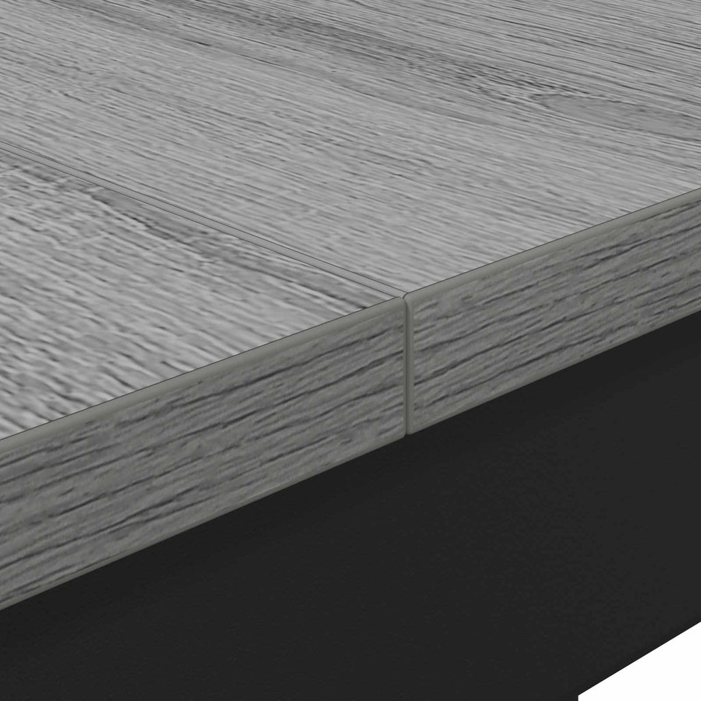 Τραπεζαρίες 140 x 80 x 75 cm Επεξεργασμένο Ξύλο Γκρι Sonoma