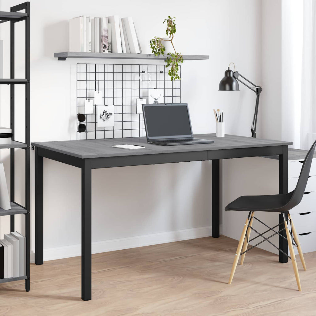 Τραπεζαρίες 140 x 80 x 75 cm Επεξεργασμένο Ξύλο Γκρι Sonoma