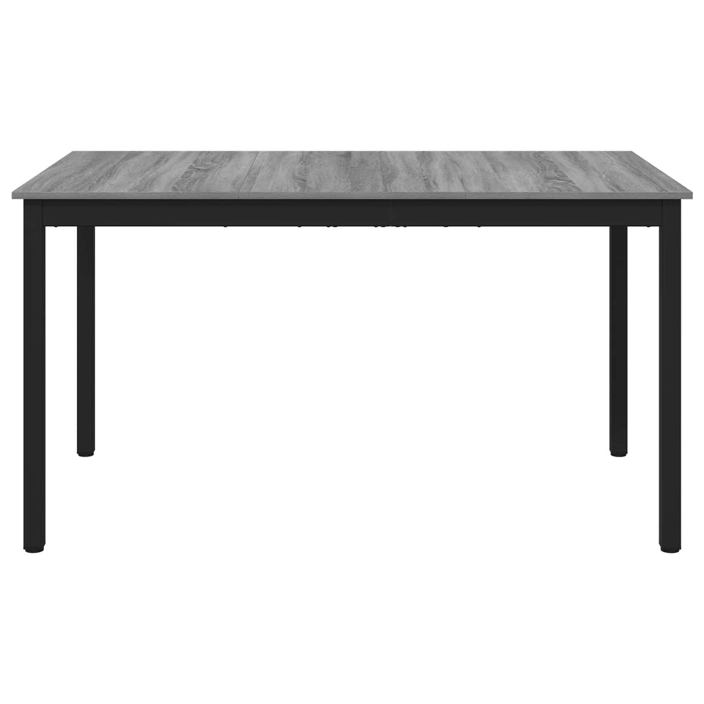 Τραπεζαρίες 140 x 80 x 75 cm Επεξεργασμένο Ξύλο Γκρι Sonoma