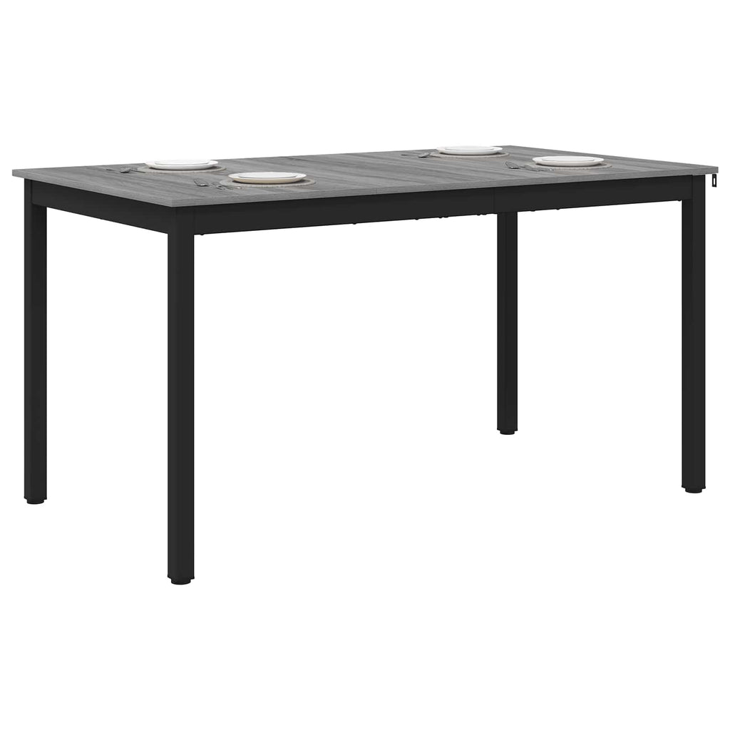 Τραπεζαρίες 140 x 80 x 75 cm Επεξεργασμένο Ξύλο Γκρι Sonoma