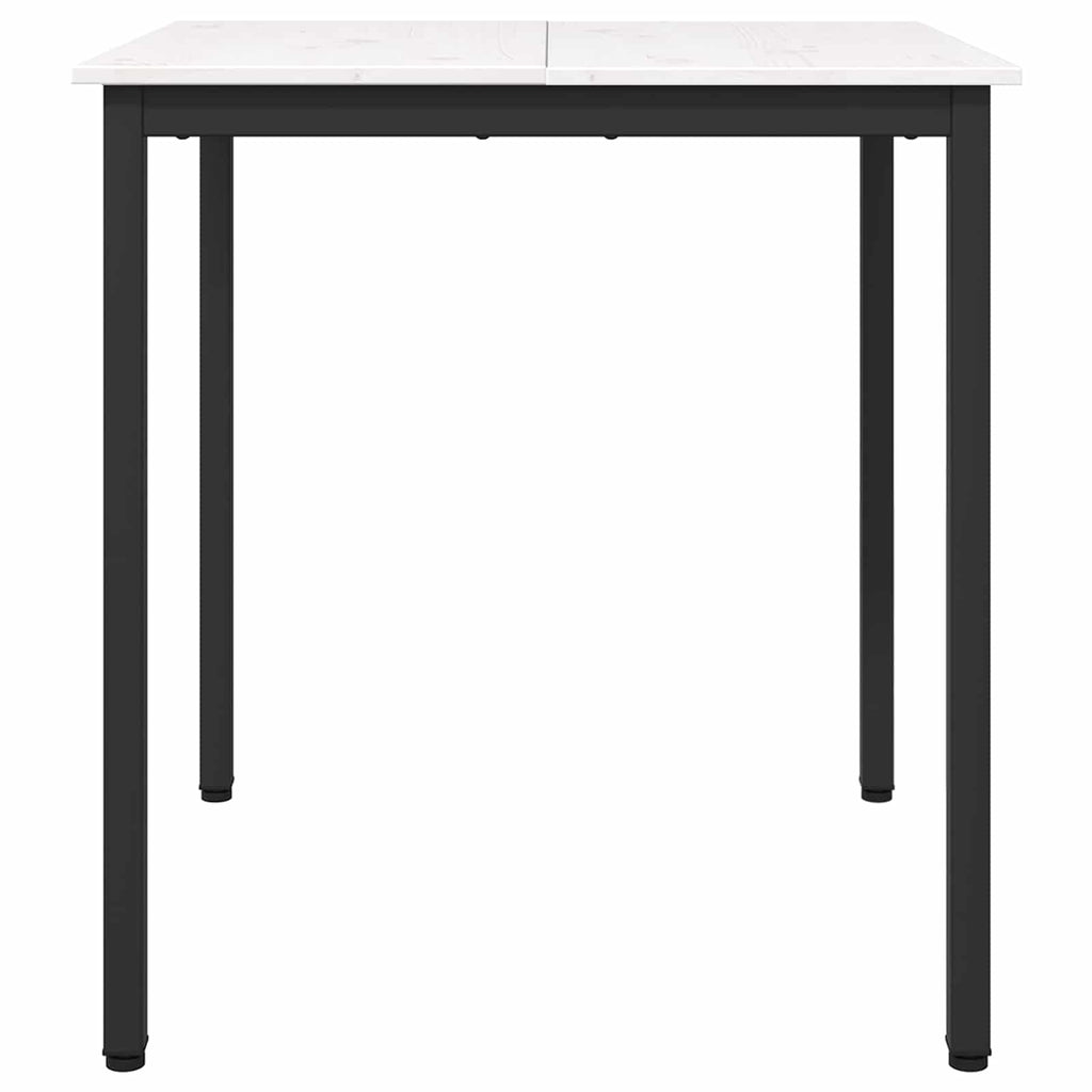 Τραπεζαρία Λευκό 70 x 70 x 75 cm Στερεά ξυλεία πεύκου
