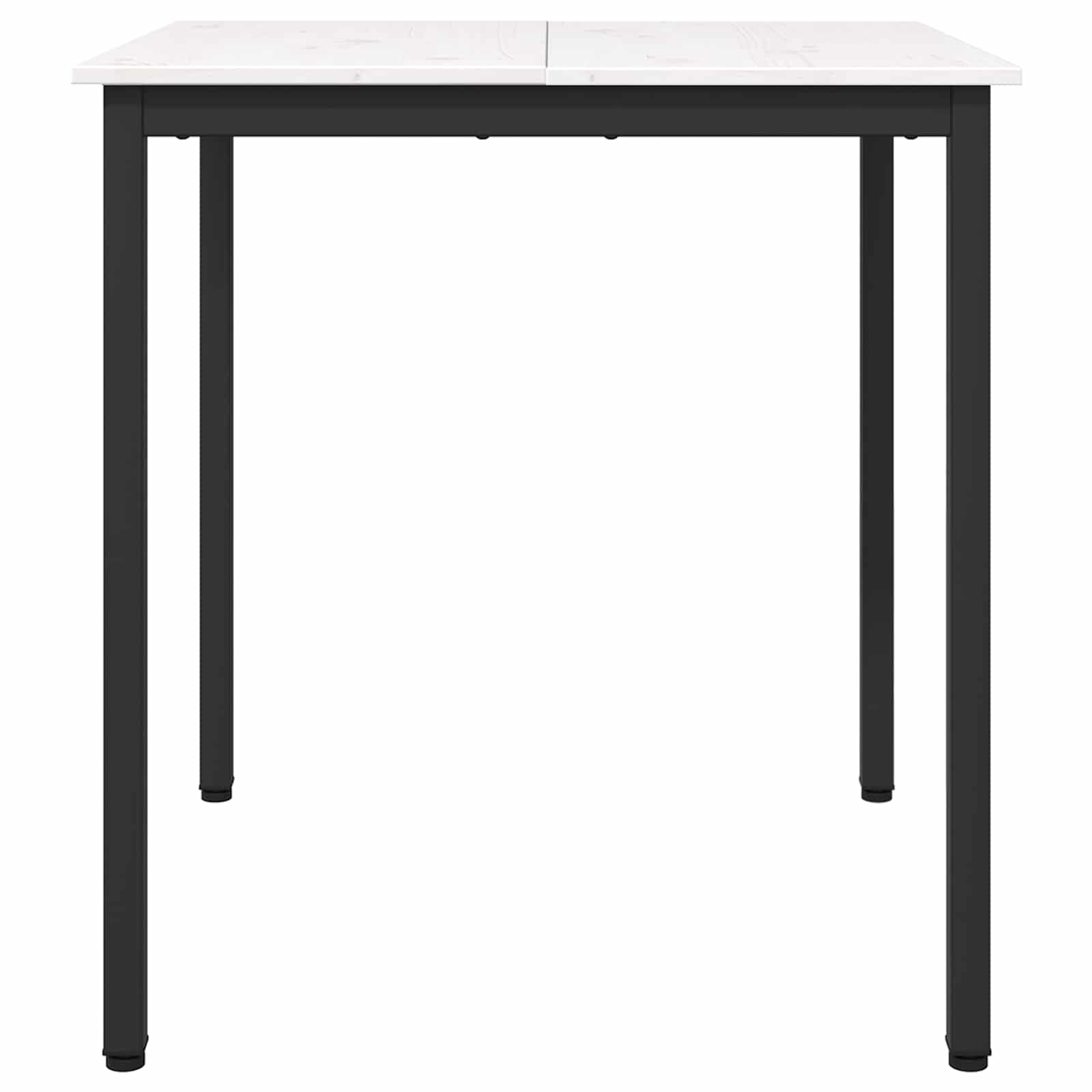 Τραπεζαρία Λευκό 70 x 70 x 75 cm Στερεά ξυλεία πεύκου
