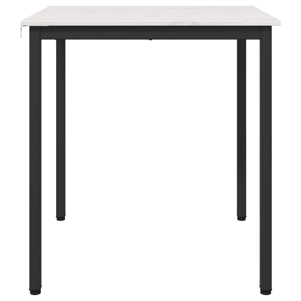 Τραπεζαρία Λευκό 70 x 70 x 75 cm Στερεά ξυλεία πεύκου