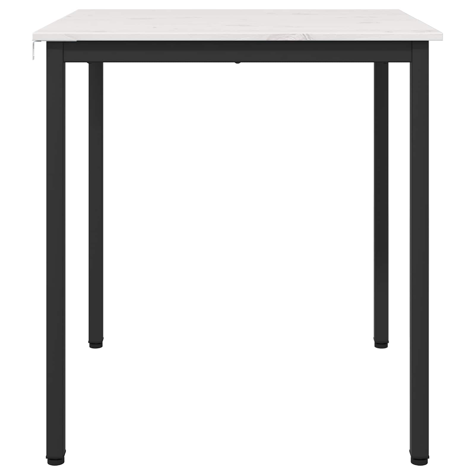 Τραπεζαρία Λευκό 70 x 70 x 75 cm Στερεά ξυλεία πεύκου