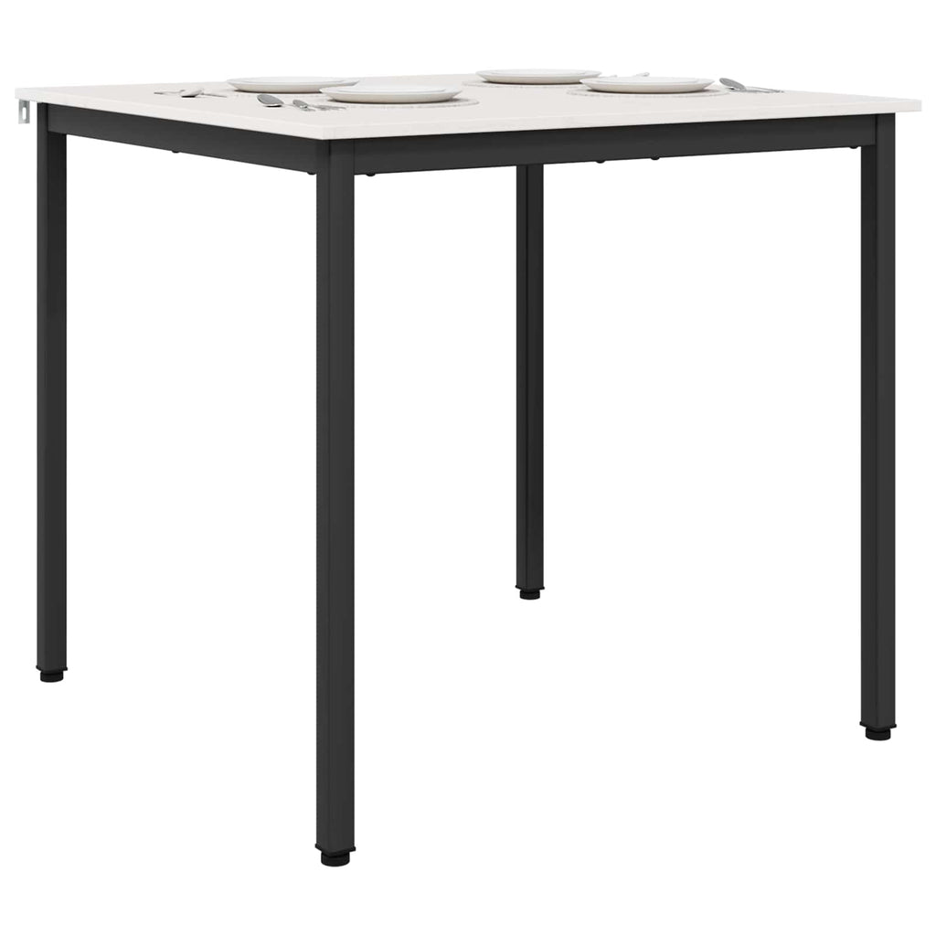 Τραπεζαρία Λευκό 80 x 80 x 75 cm Στερεά ξυλεία πεύκου