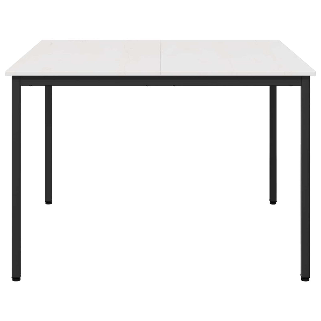 Τραπεζαρία Λευκό 110 x 110 x 75 cm Στερεά ξυλεία πεύκου