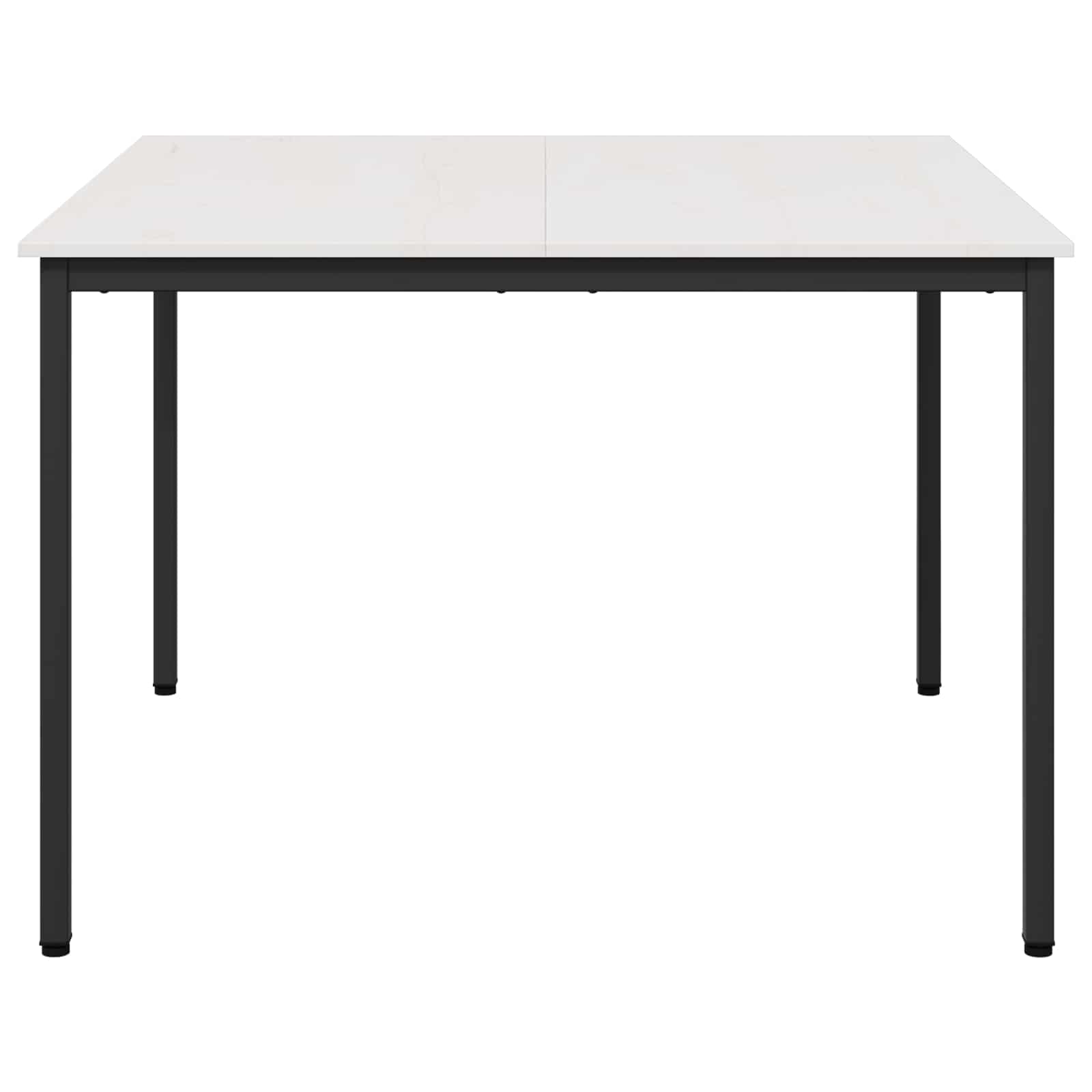 Τραπεζαρία Λευκό 110 x 110 x 75 cm Στερεά ξυλεία πεύκου