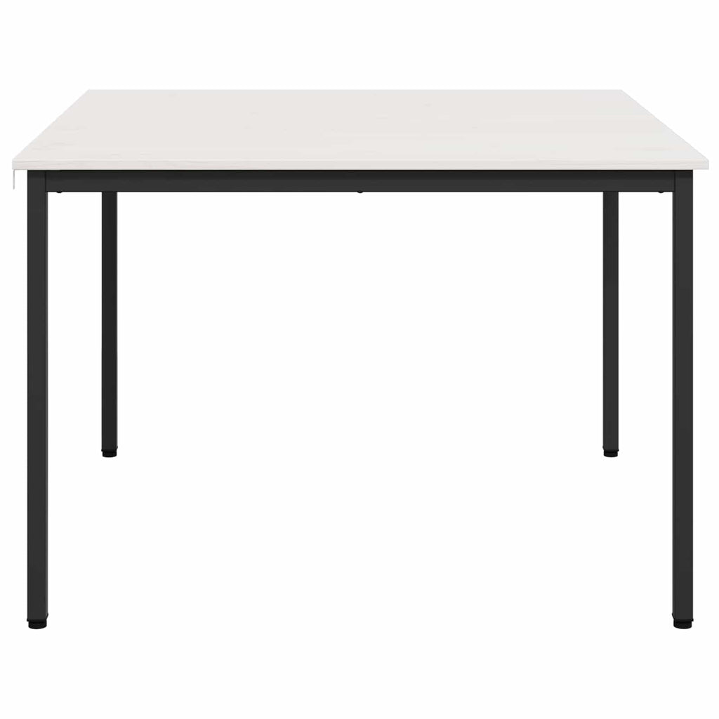Τραπεζαρία Λευκό 110 x 110 x 75 cm Στερεά ξυλεία πεύκου