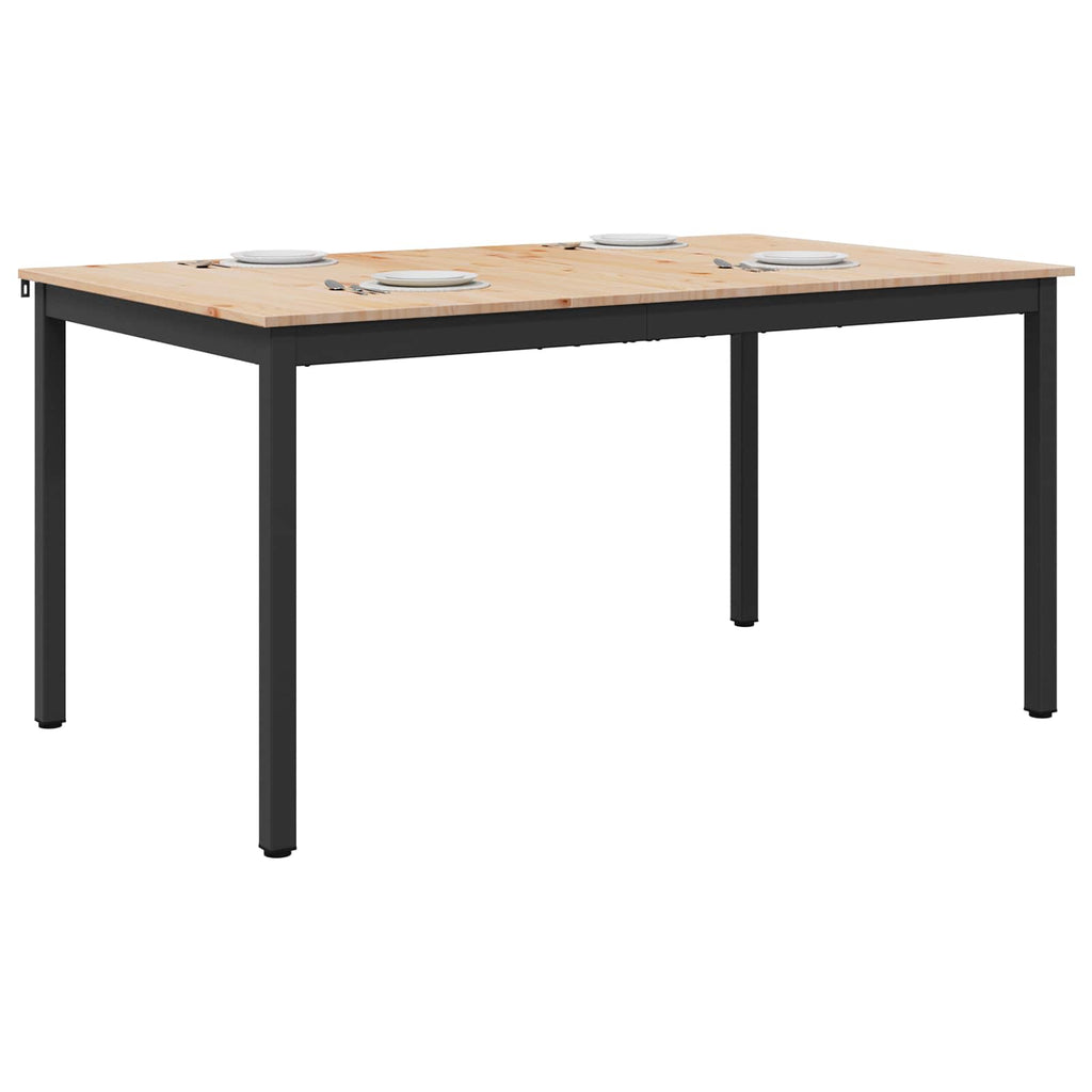 Τραπεζαρία Φυσικό 140 x 80 x 75 cm Στερεά ξυλεία πεύκου
