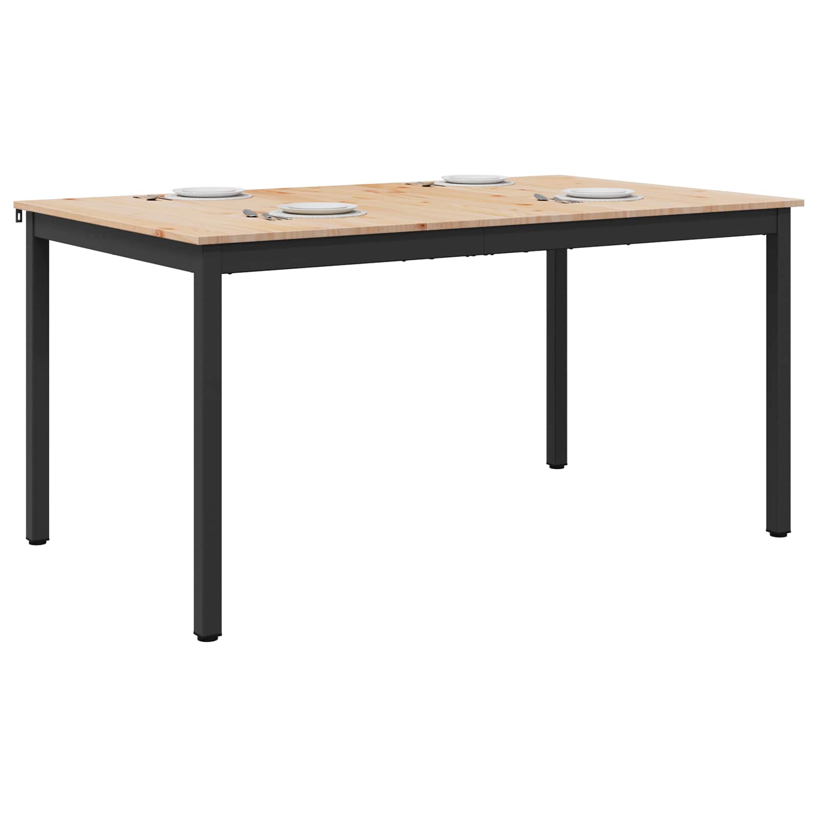 Τραπεζαρία Φυσικό 140 x 80 x 75 cm Στερεά ξυλεία πεύκου