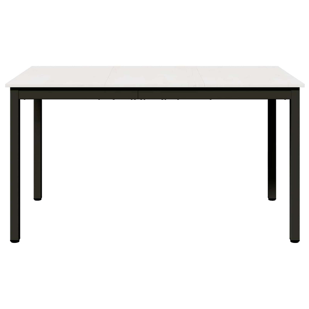 Τραπεζαρία Λευκό 140 x 80 x 75 cm Στερεά ξυλεία πεύκου