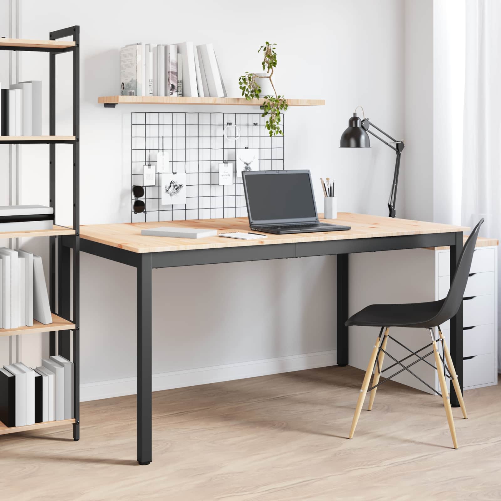 Τραπεζαρία Φυσικό 150 x 90 x 75 cm Στερεά ξυλεία πεύκου