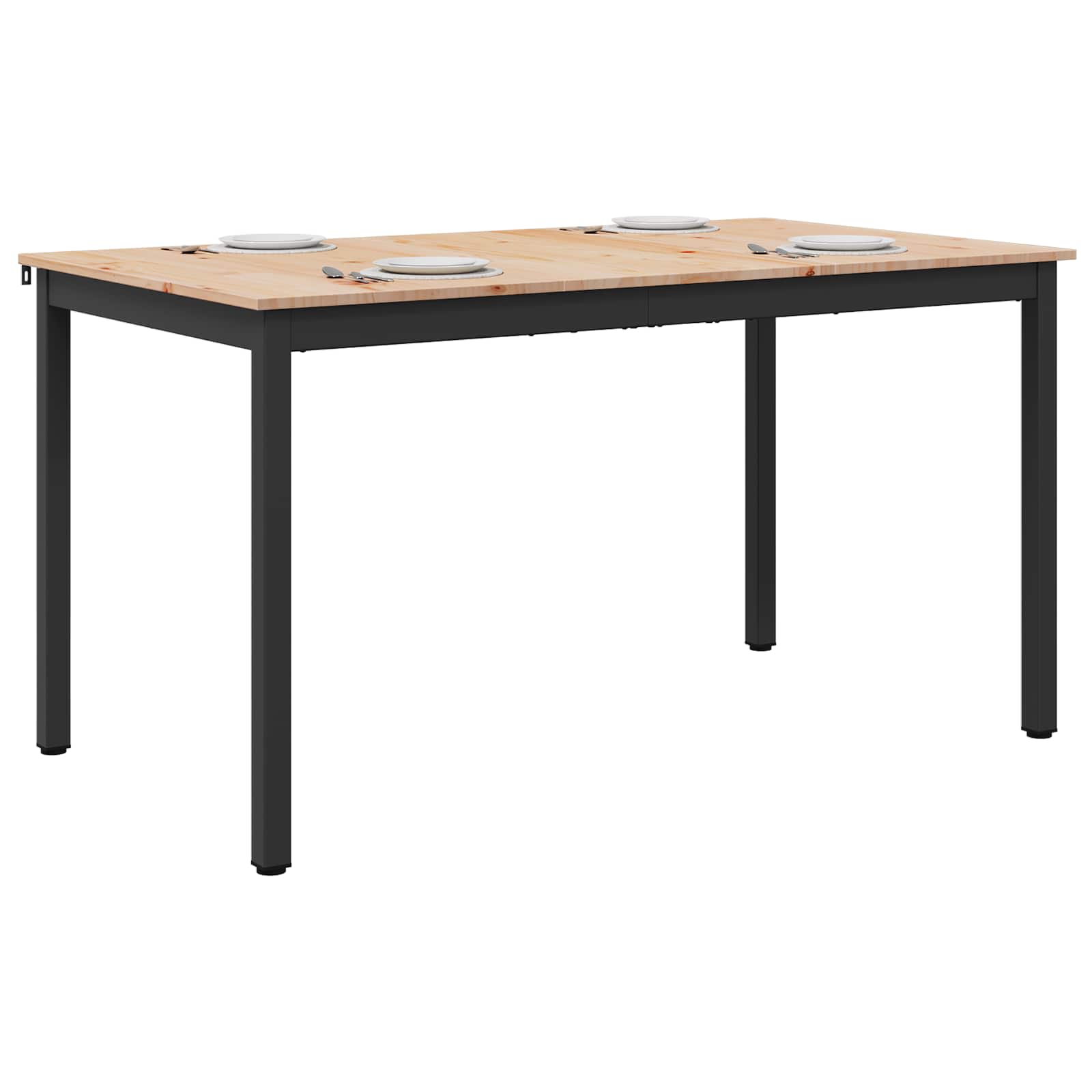Τραπεζαρία Φυσικό 150 x 90 x 75 cm Στερεά ξυλεία πεύκου