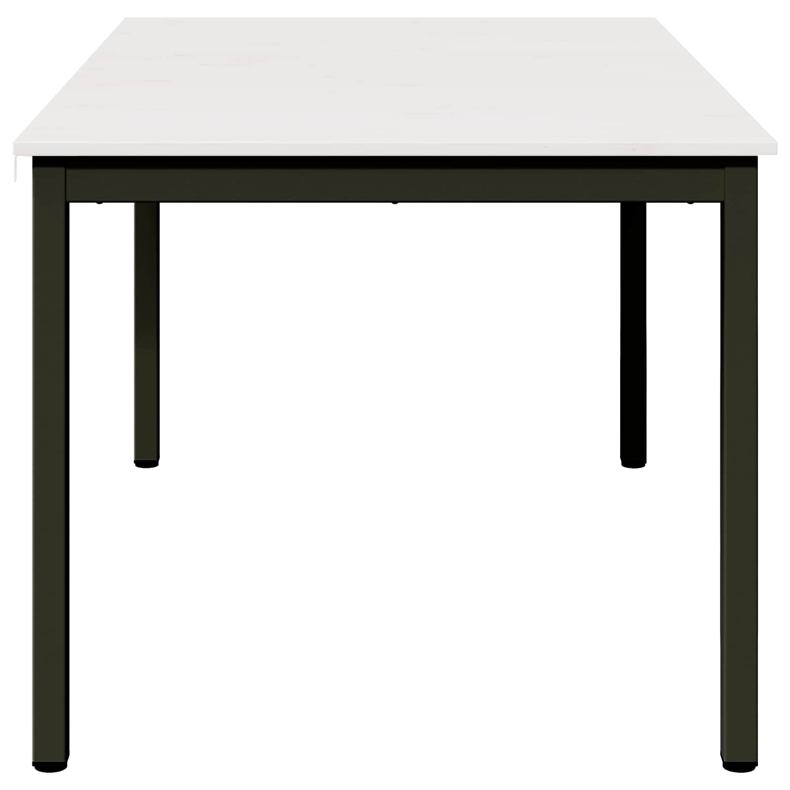 Τραπεζαρία Λευκό 150 x 90 x 75 cm Στερεά ξυλεία πεύκου