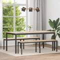 Τραπεζαρία Φυσικό 180 x 90 x 75 cm Στερεά ξυλεία πεύκου