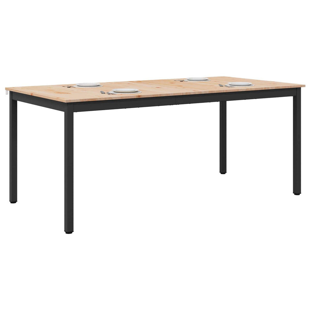 Τραπεζαρία Φυσικό 180 x 90 x 75 cm Στερεά ξυλεία πεύκου