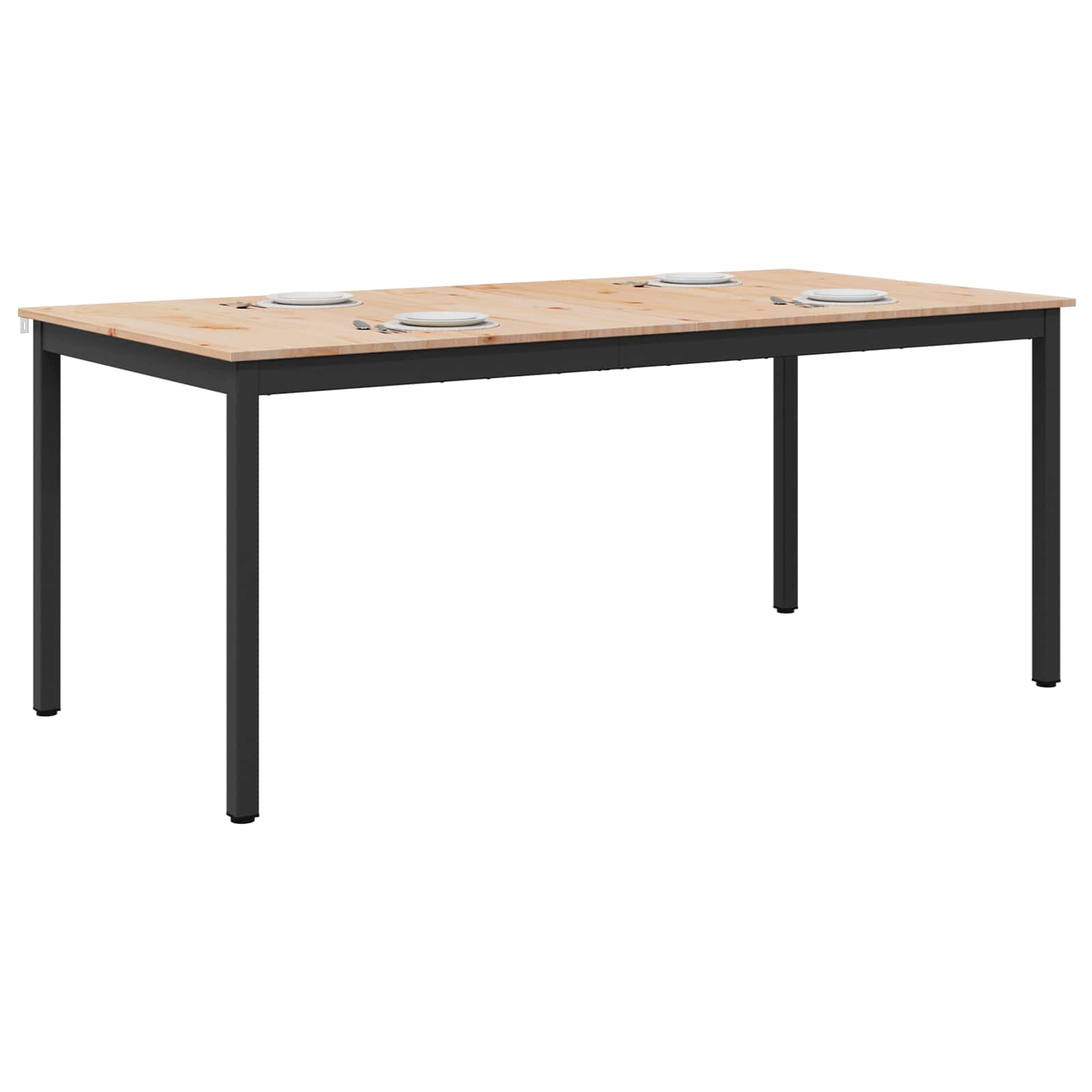 Τραπεζαρία Φυσικό 180 x 90 x 75 cm Στερεά ξυλεία πεύκου