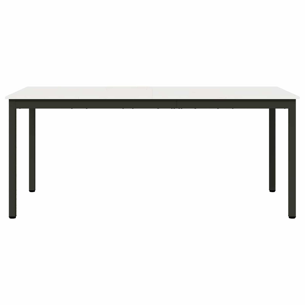 Τραπεζαρία Λευκό 180 x 90 x 75 cm Στερεά ξυλεία πεύκου