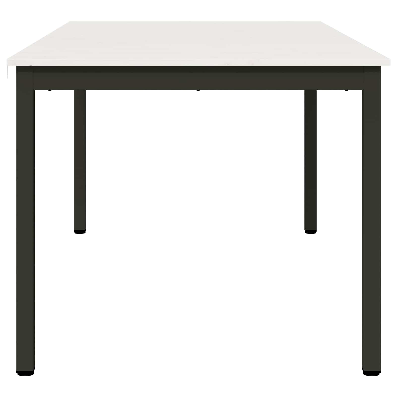 Τραπεζαρία Λευκό 180 x 90 x 75 cm Στερεά ξυλεία πεύκου