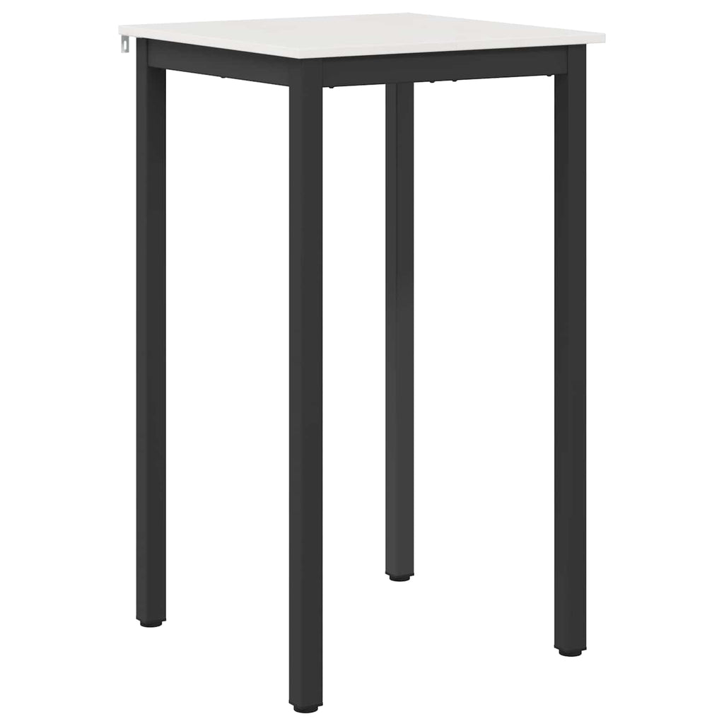 Τραπέζι μπαρ Λευκό 60 x 60 x 105 cm Στερεά ξυλεία πεύκου