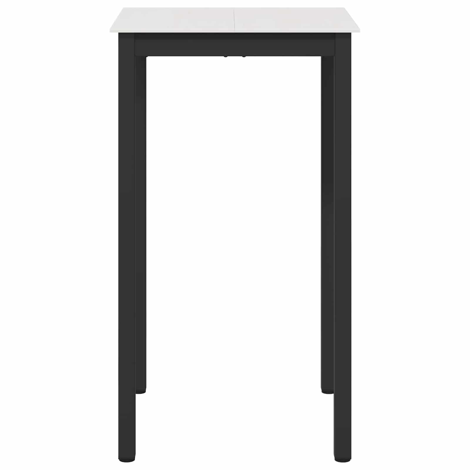 Τραπέζι μπαρ Λευκό 60 x 60 x 105 cm Στερεά ξυλεία πεύκου