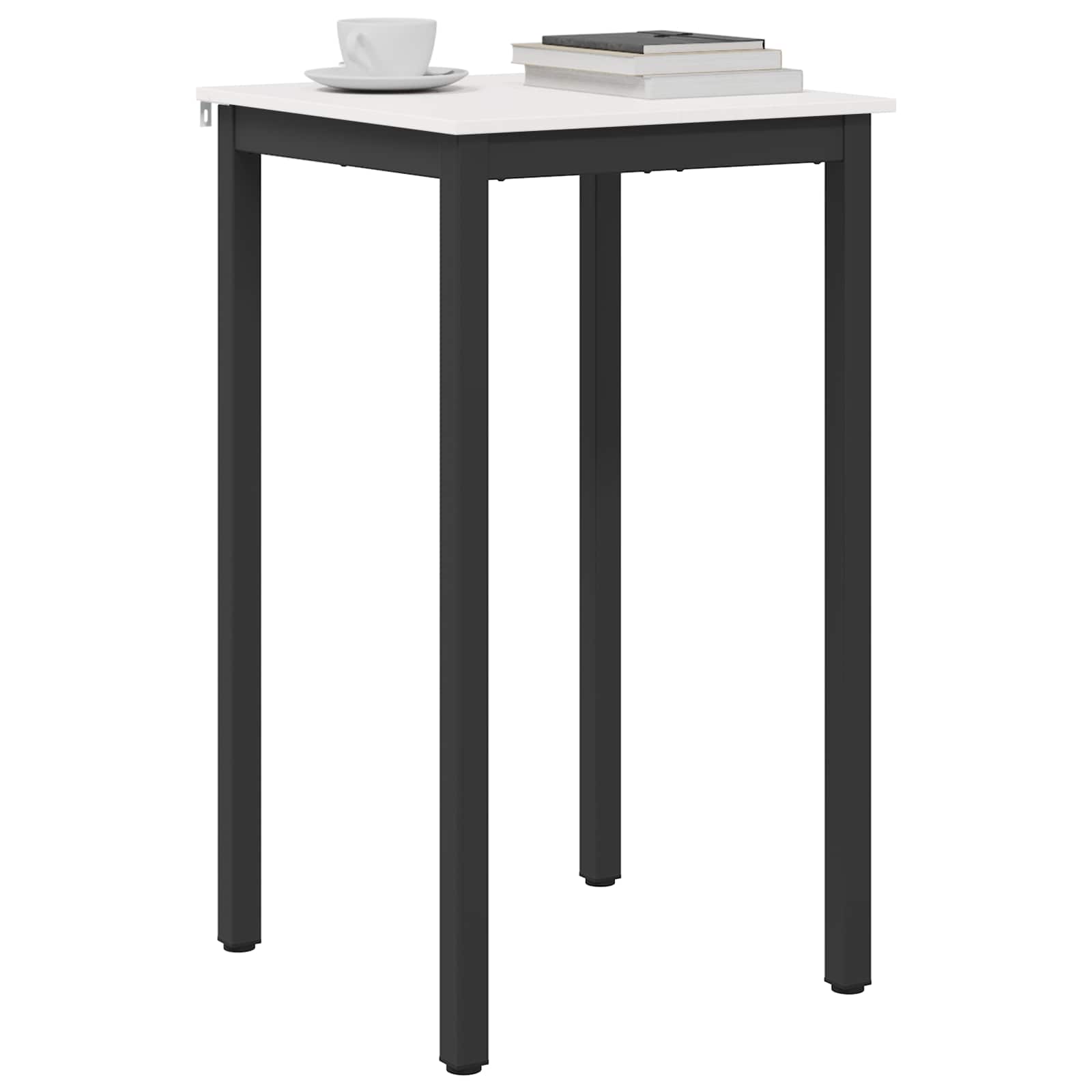 Τραπέζι μπαρ Λευκό 60 x 60 x 105 cm Στερεά ξυλεία πεύκου
