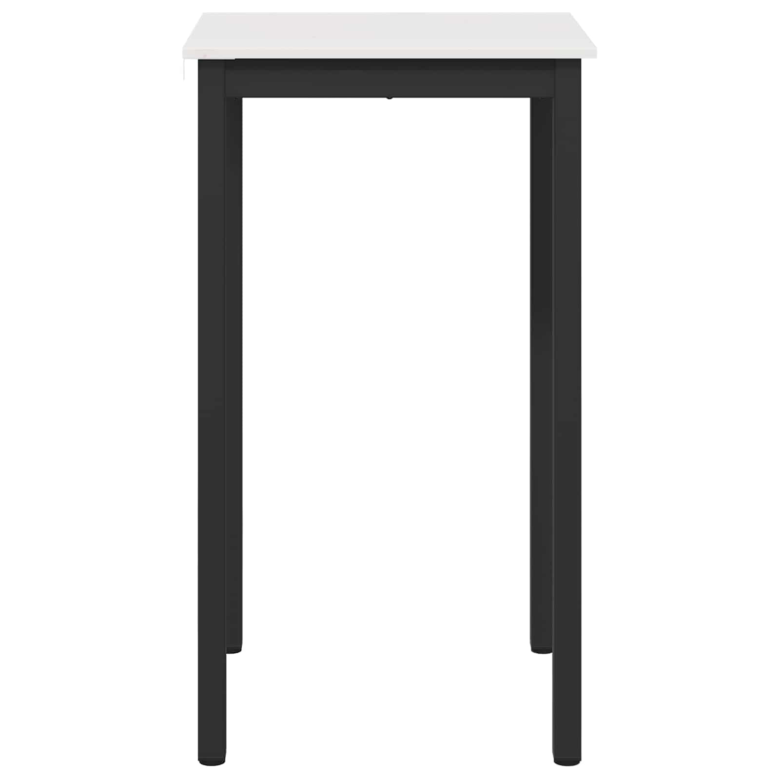 Τραπέζι μπαρ Λευκό 60 x 60 x 105 cm Στερεά ξυλεία πεύκου
