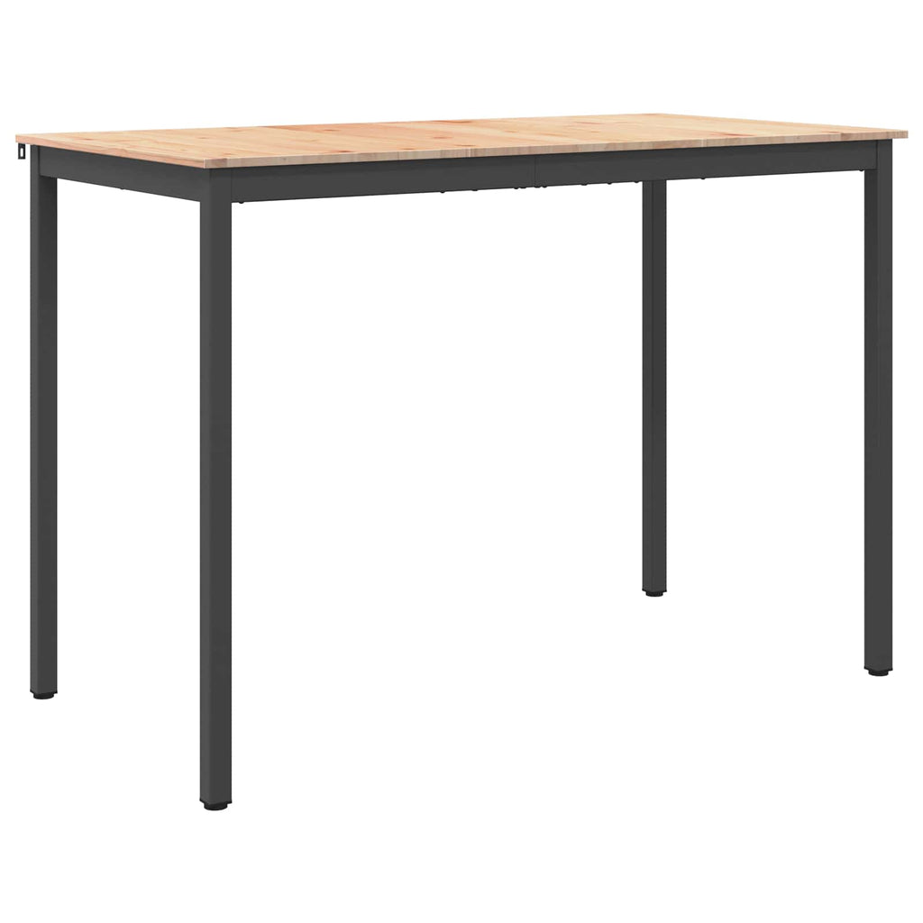 Τραπέζι μπαρ 150 x 80 x 105 εκ. Στερεά ξυλεία πεύκου Φυσικό