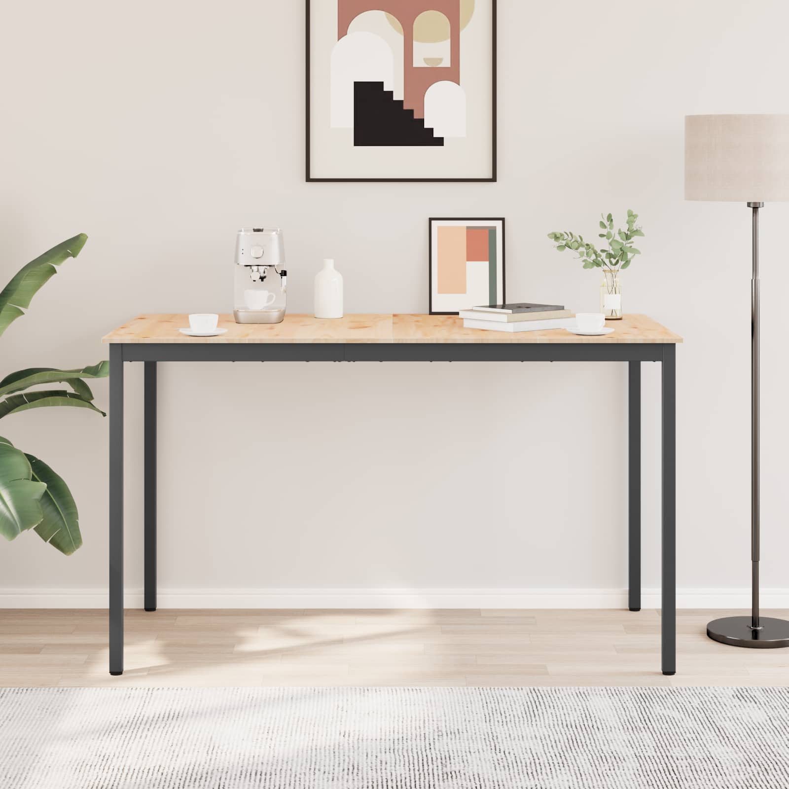 Τραπέζι μπαρ 180 x 90 x 105 εκ. Στερεά ξυλεία πεύκου Φυσικό