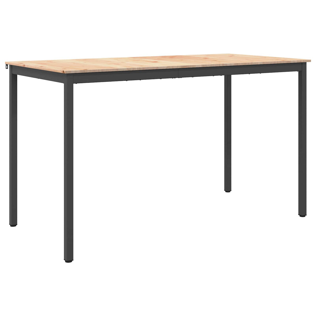 Τραπέζι μπαρ 180 x 90 x 105 εκ. Στερεά ξυλεία πεύκου Φυσικό