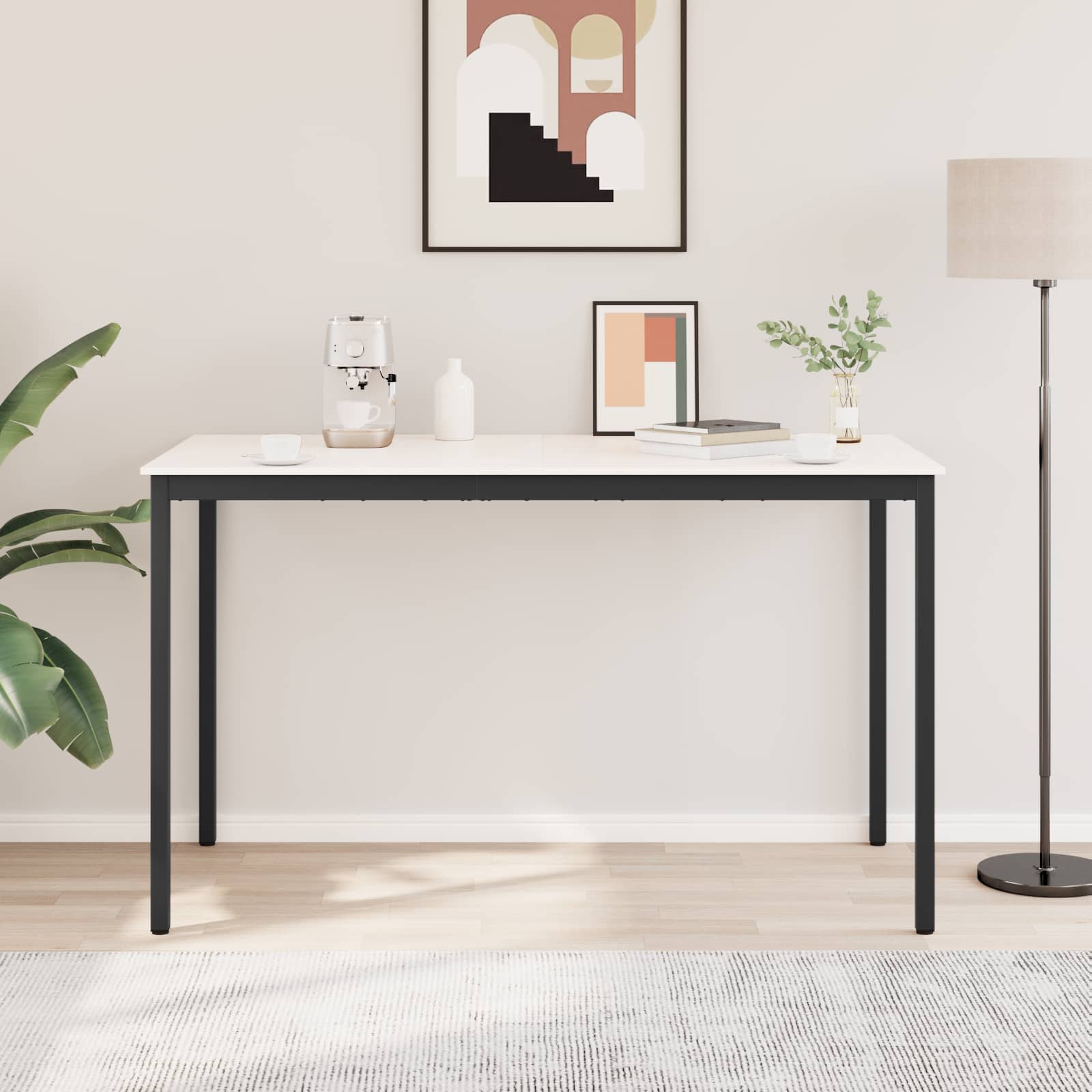 Τραπέζι μπαρ Λευκό 180 x 90 x 105 εκ. Στερεά ξυλεία πεύκου