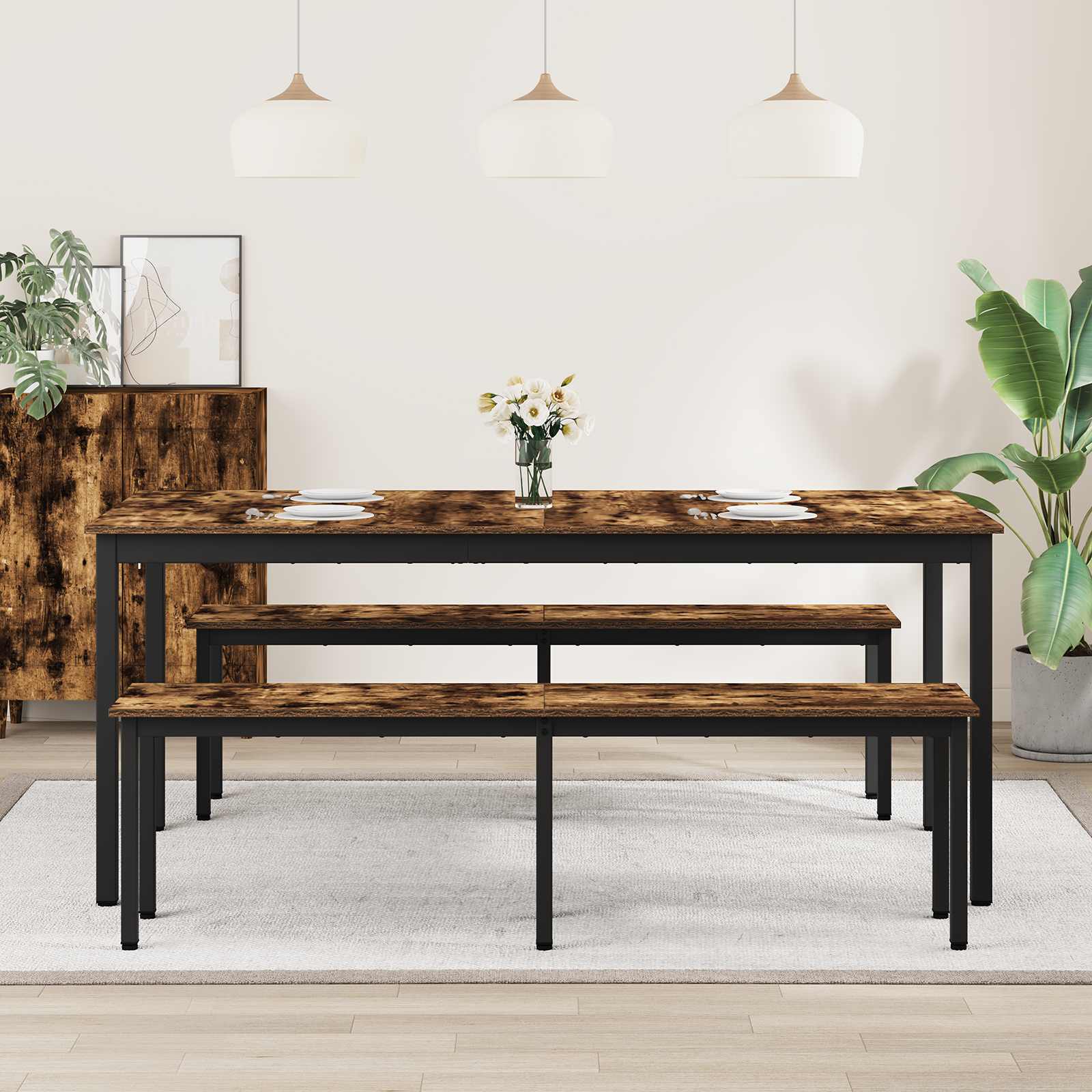 Τραπεζαρίες 180 x 90 x 75 cm Επεξεργασμένο Ξύλο Ορθογώνιος