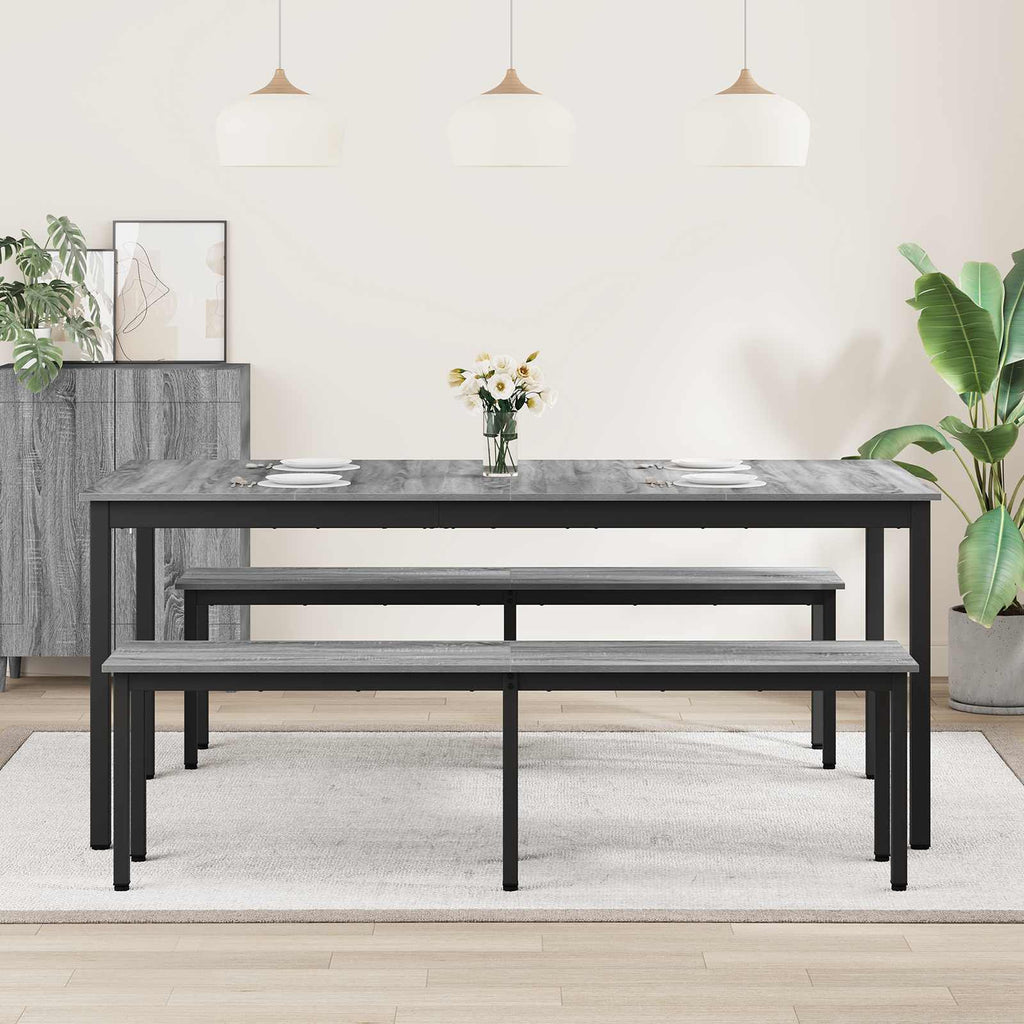 Τραπεζαρίες 180 x 90 x 75 cm Επεξεργασμένο Ξύλο Ορθογώνιος