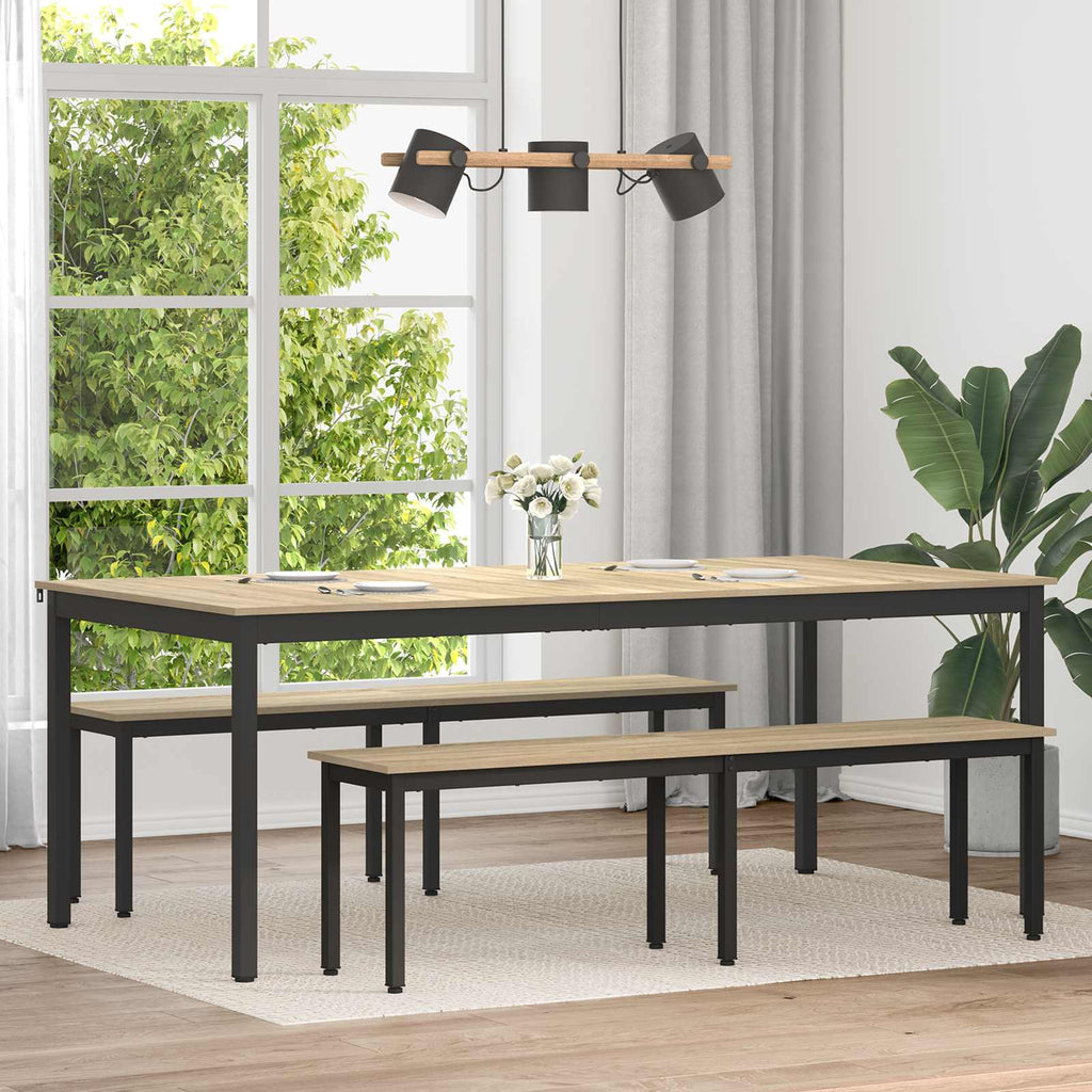 Τραπεζαρίες 200 x 100 x 75 cm Επεξεργασμένο Ξύλο Ορθογώνιος