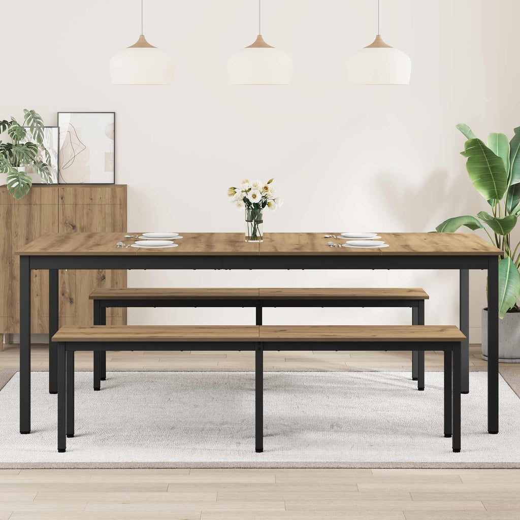 Τραπεζαρίες 200 x 100 x 75 cm Επεξεργασμένο Ξύλο Ορθογώνιος