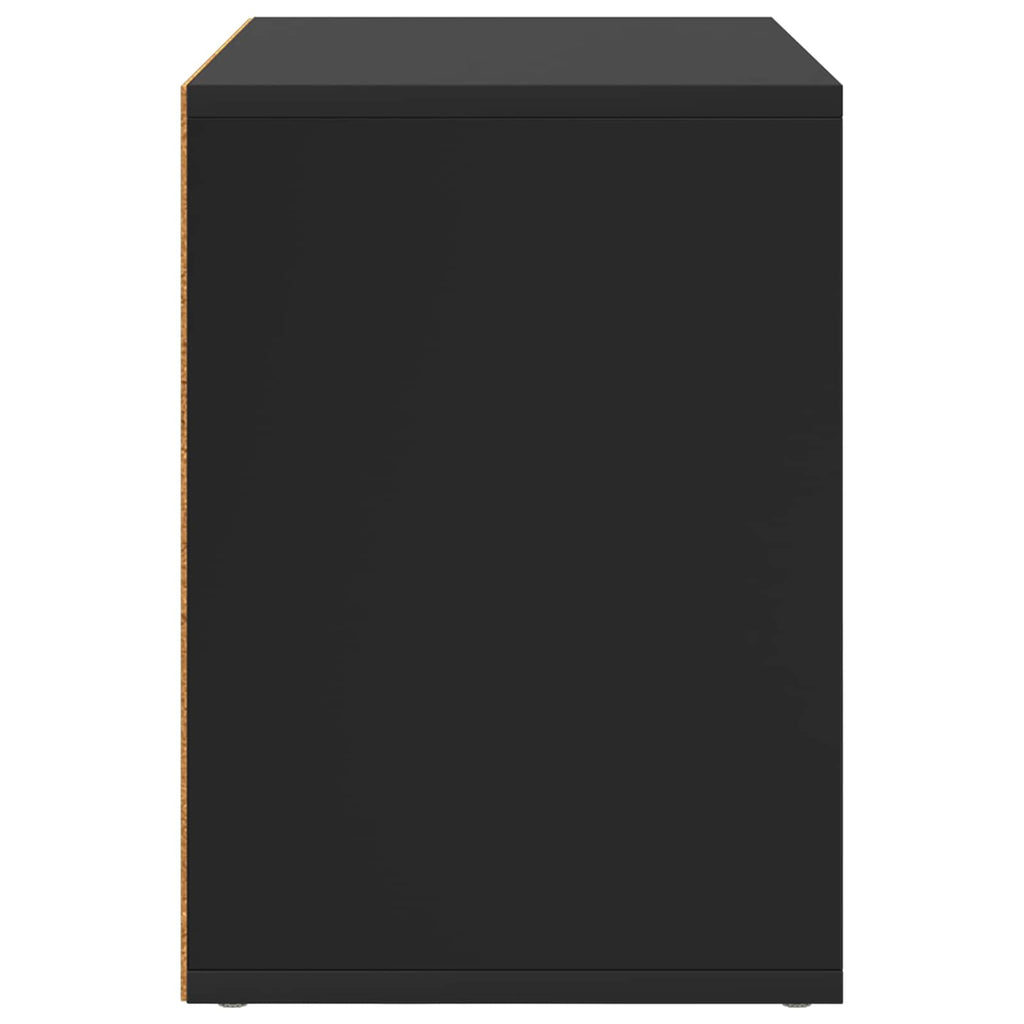 Σπίτι Γάτας Μαύρο 51 x 30 x 42,5 εκ Επεξεργασμένο Ξύλο