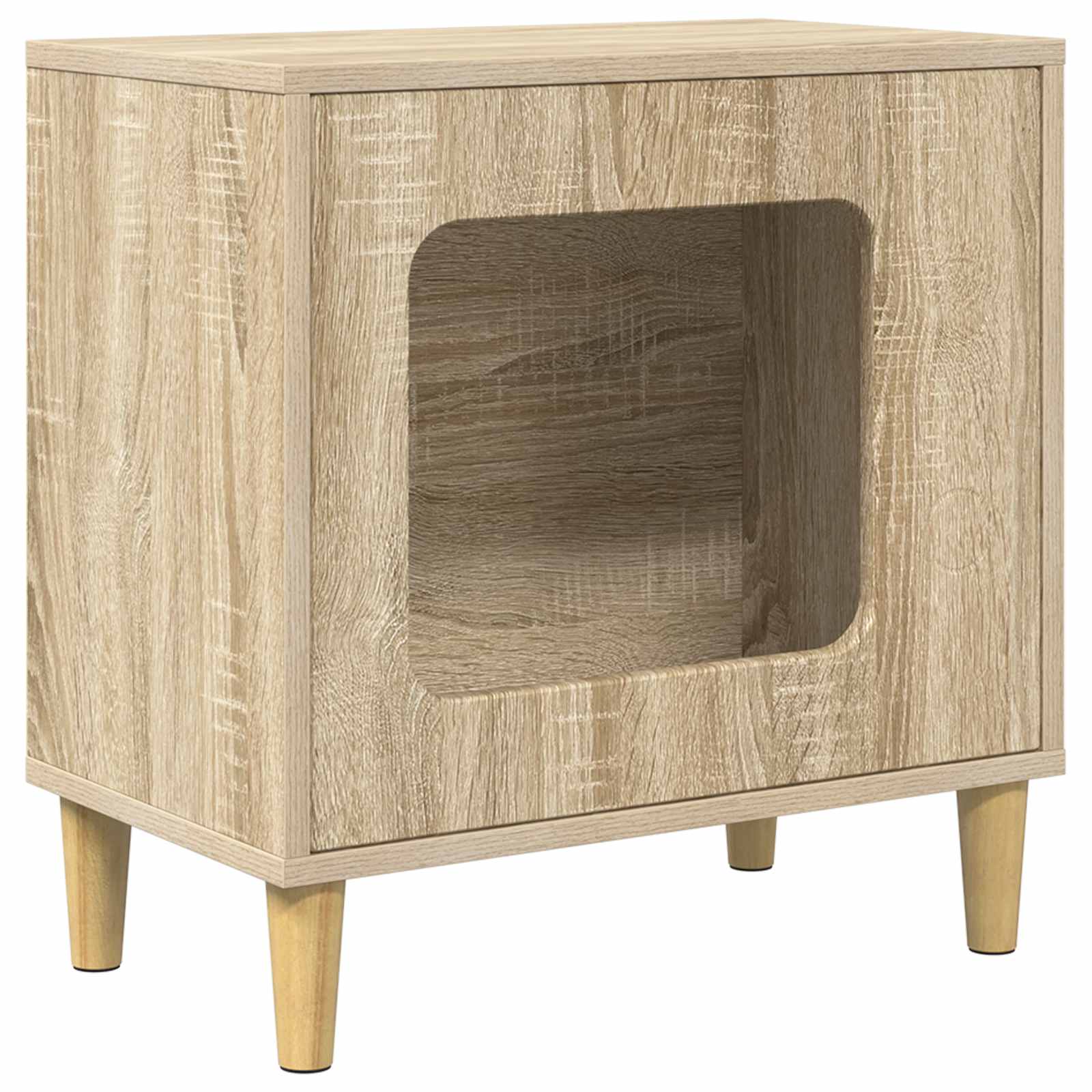 Σπίτι Γάτας Sonoma 51 x 30 x 52 εκ. Επεξεργασμένο Ξύλο