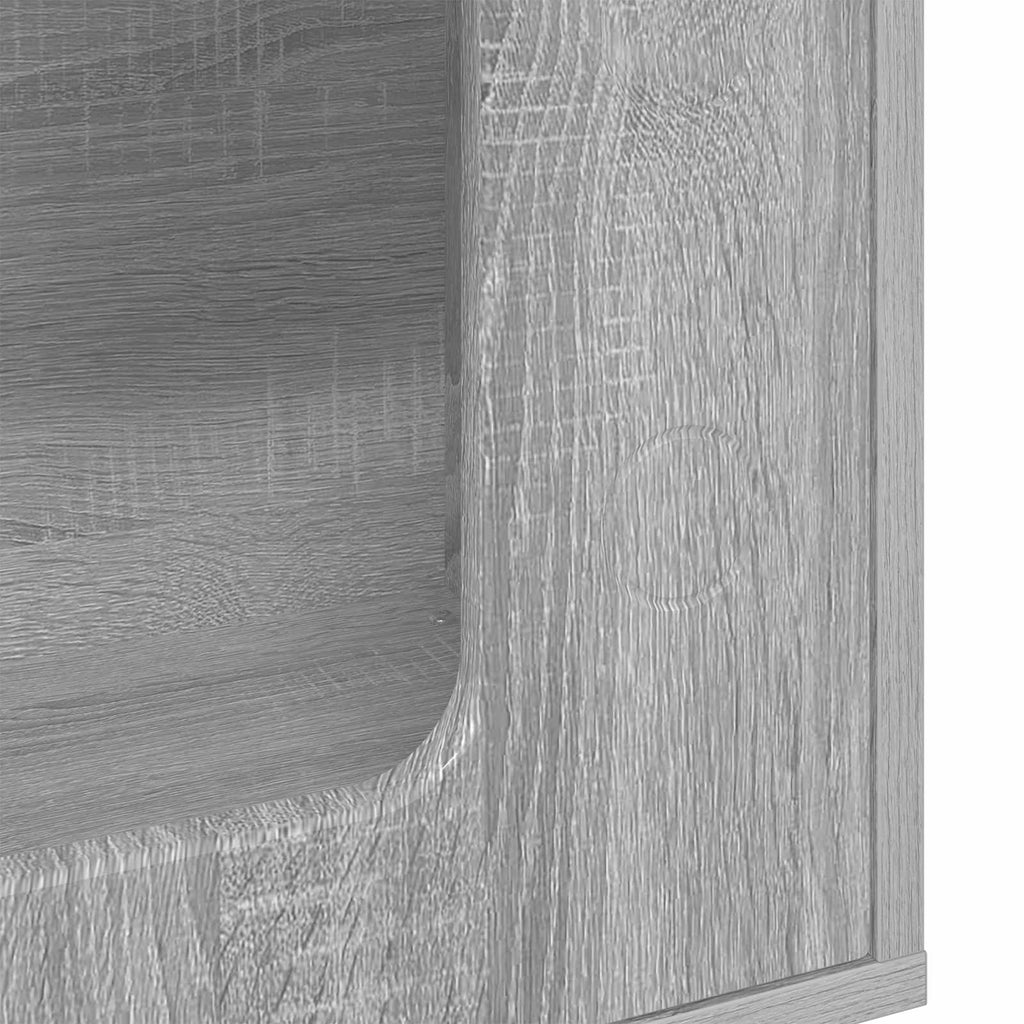 Σπίτι Γάτας Γκρι Sonoma 51 x 30 x 52 εκ. Επεξεργασμένο Ξύλο
