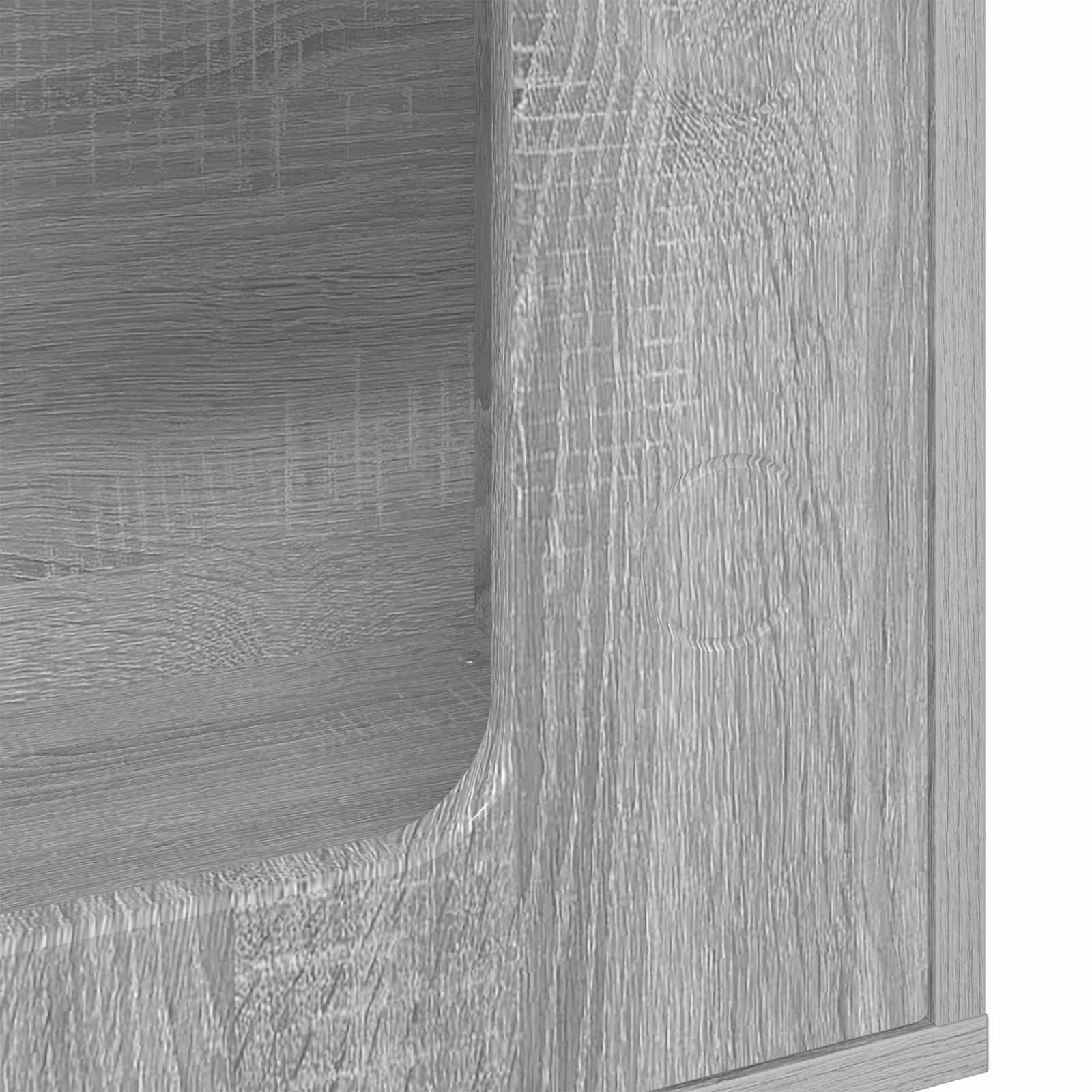 Σπίτι Γάτας Γκρι Sonoma 51 x 30 x 52 εκ. Επεξεργασμένο Ξύλο