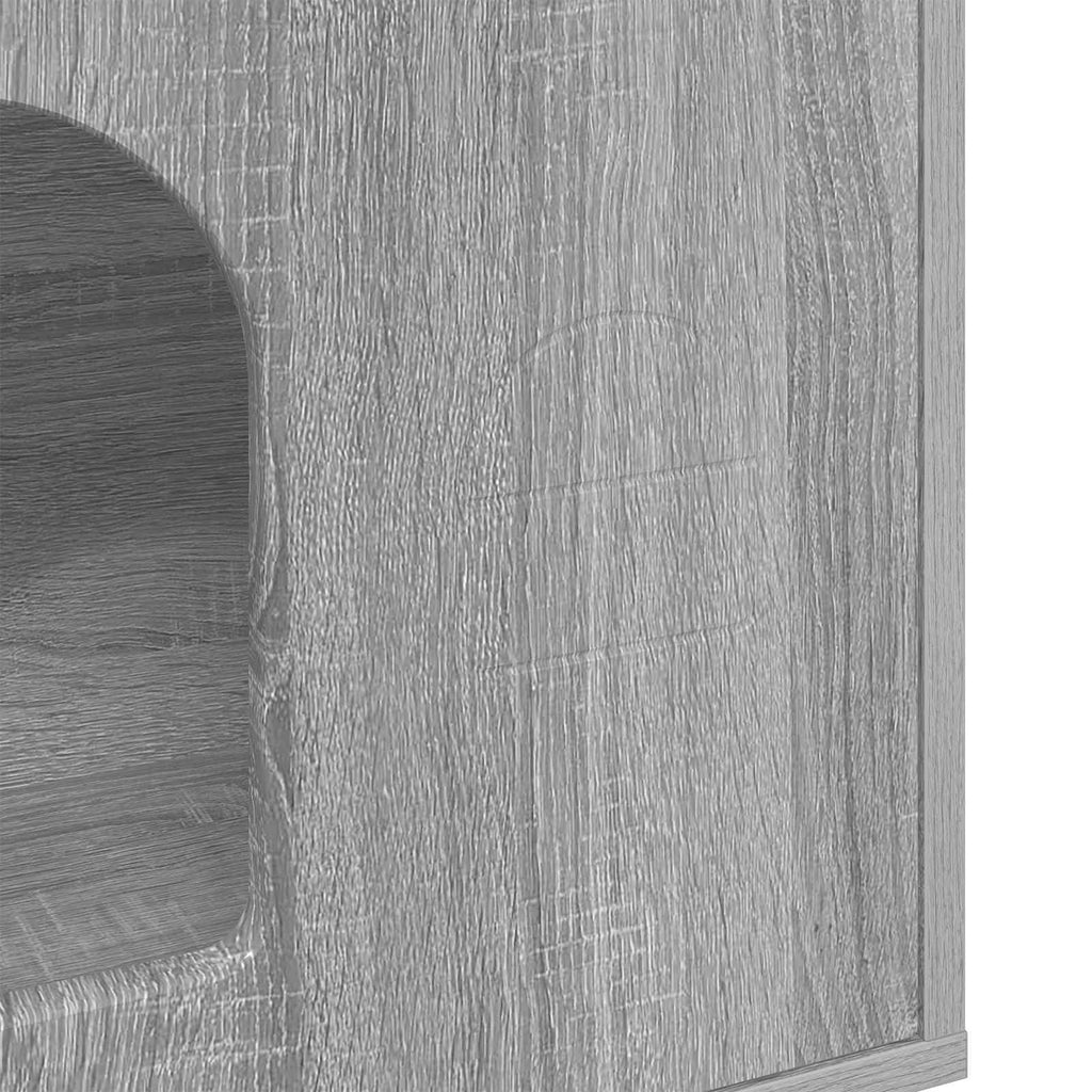 Σπίτι Γάτας Γκρίζο Σονομα 51 x 30 x 52 εκ. Επεξεργασμένο Ξύλο